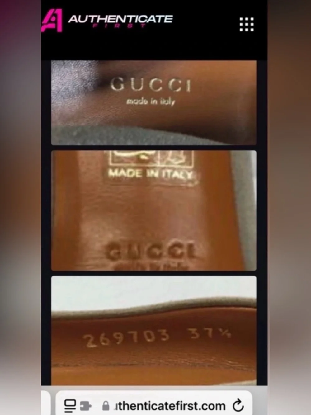 Gucci women suede